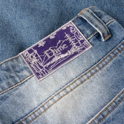 Classic Baggy Denim Pants><noscript><img width=