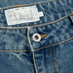 Classic Relaxed Denim Pants><noscript><img width=