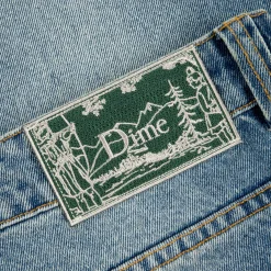 Classic Relaxed Denim Pants><noscript><img width=