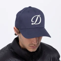 Cursive D Full Fit Cap><noscript><img width=