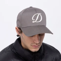 Cursive D Full Fit Cap><noscript><img width=
