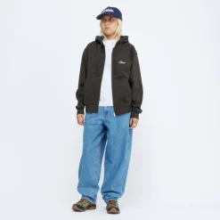 Cursive Small Logo Zip-Hoodie>Dime MTL Store