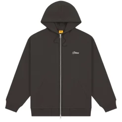 Cursive Small Logo Zip-Hoodie>Dime MTL Store